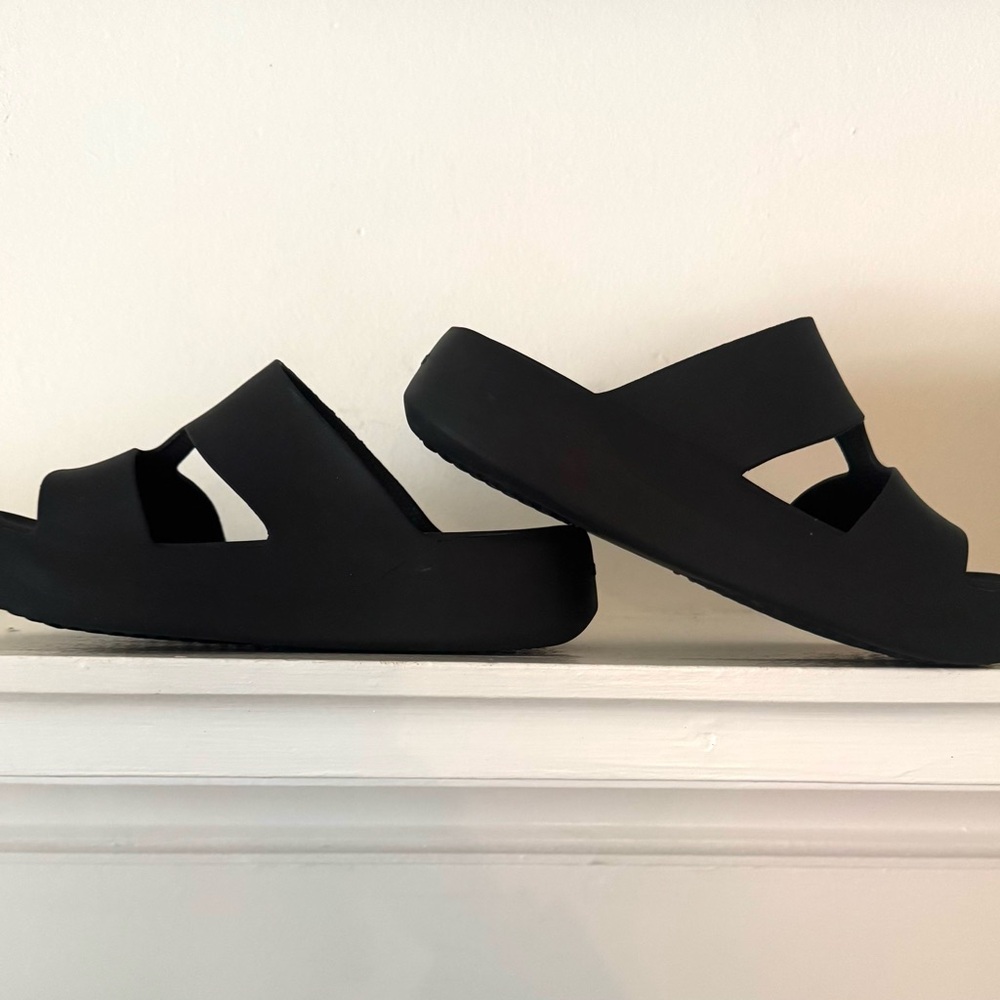 Croc Getaway Platform H-Strap Sandals Size 6 - Picture 3 of 5